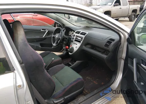 2004 Honda Civic Si из США, поврежденный, VIN SHHEP33574U502908